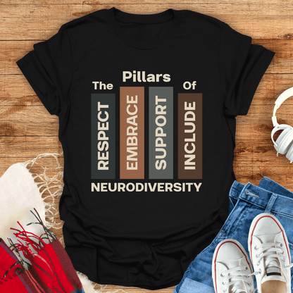 Pillars Of Neurodiversity T-Shirt