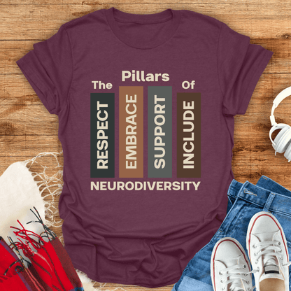 Pillars Of Neurodiversity T-Shirt