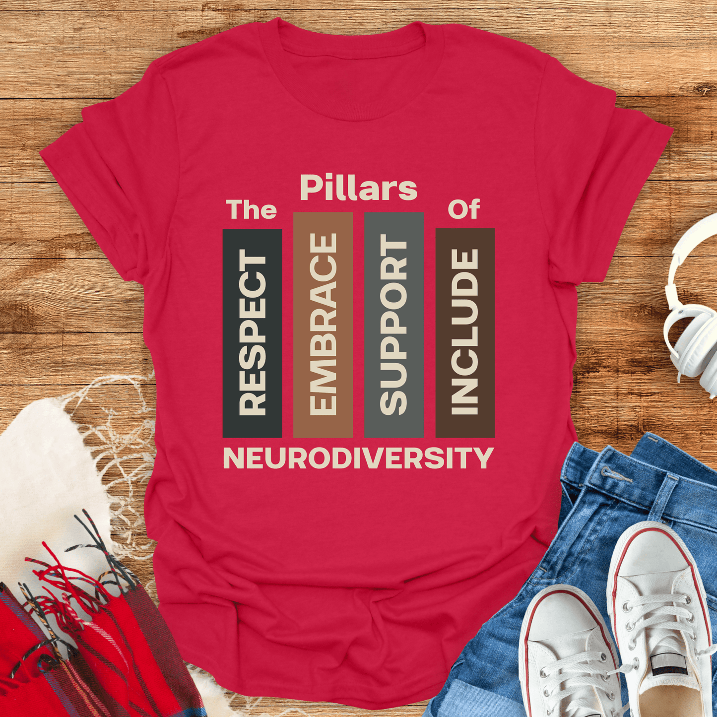 Pillars Of Neurodiversity T-Shirt