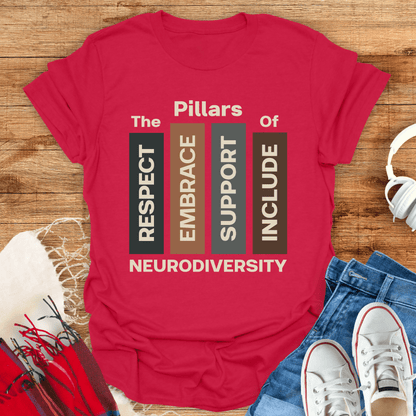 Pillars Of Neurodiversity T-Shirt