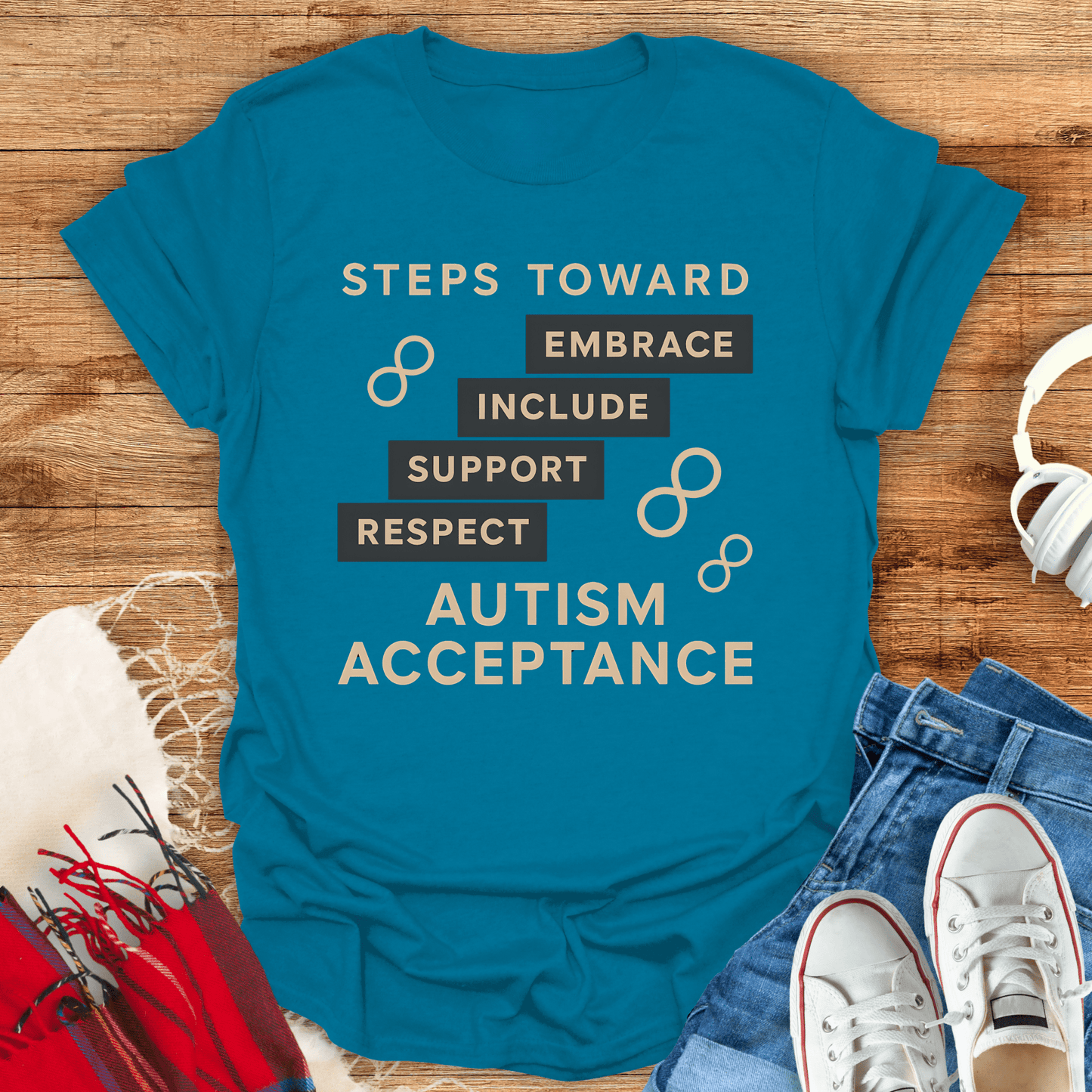 Steps Towards Autism Acceptance T-Shirt